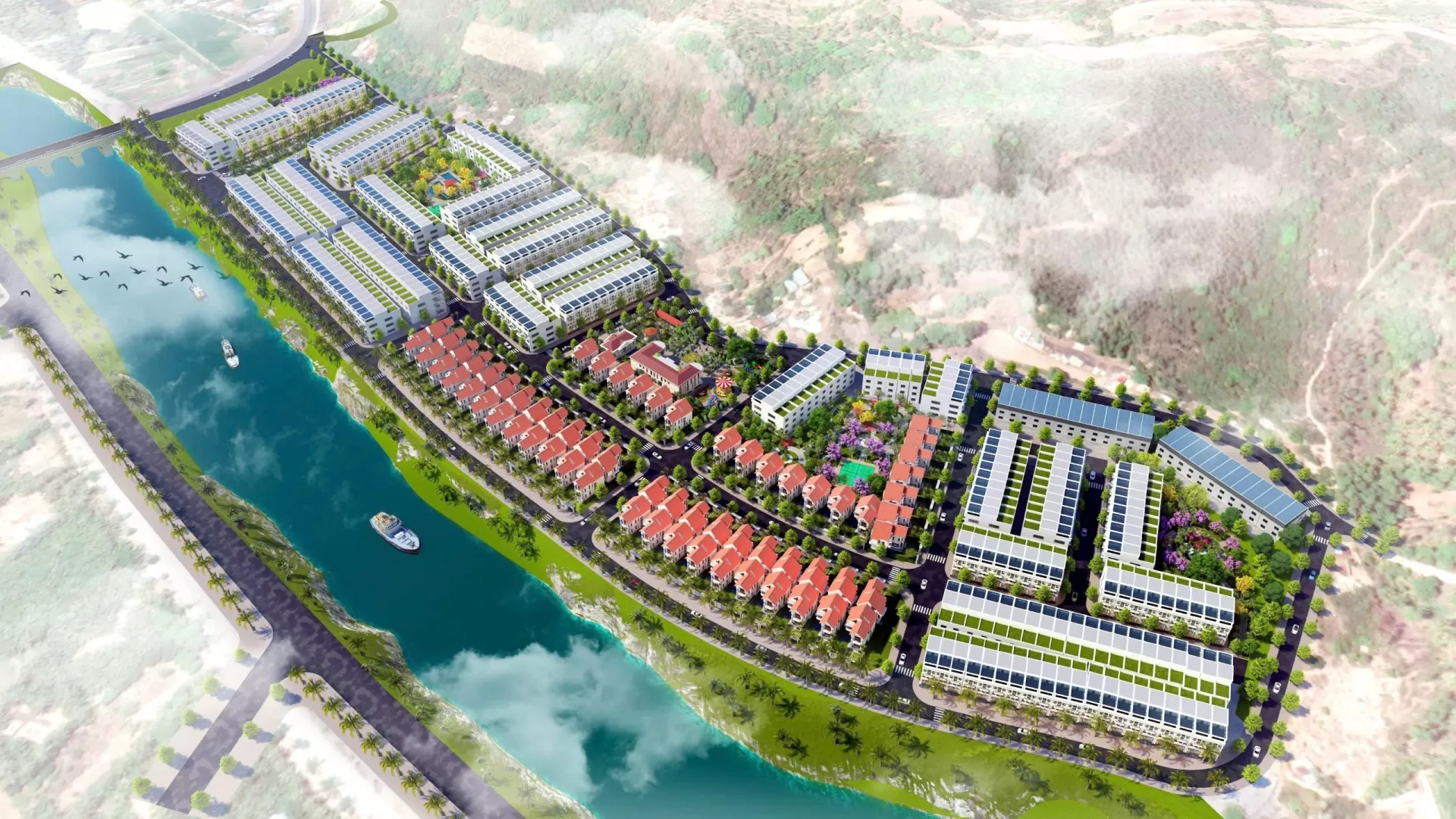 Đồ án quy hoạch chi tiết tỷ lệ 1/500 – Khu dân cư giáp đập Đá Vải tại xã Xuân Lâm do Công ty HUD8 tài trợ lập quy hoạch