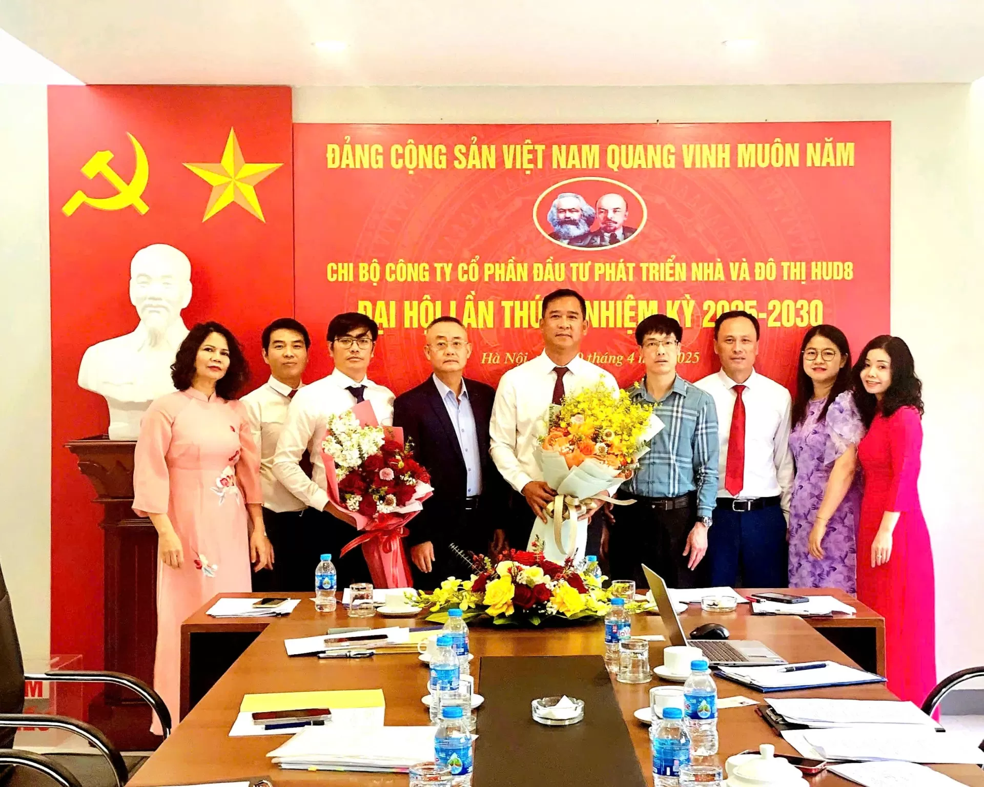 Đại hội Chi bộ Công ty HUD8 nhiệm kỳ 2025-2030 thành công tốt đẹp